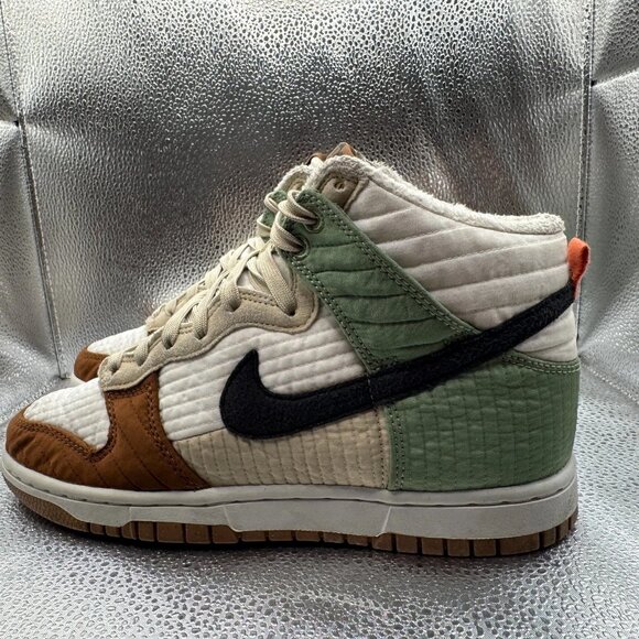 Size 7 Nike Dunk High LX Next Nature Toasty Womens Athletic Sneaker DN9909-100 - Picture 7 of 11